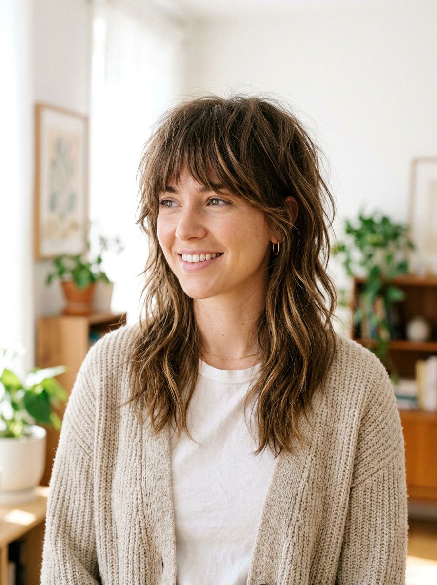 Shaggy Wolf Cut For Fine Hair - 20 fall wolf cut ideas - 20 fall wolf cut ideas