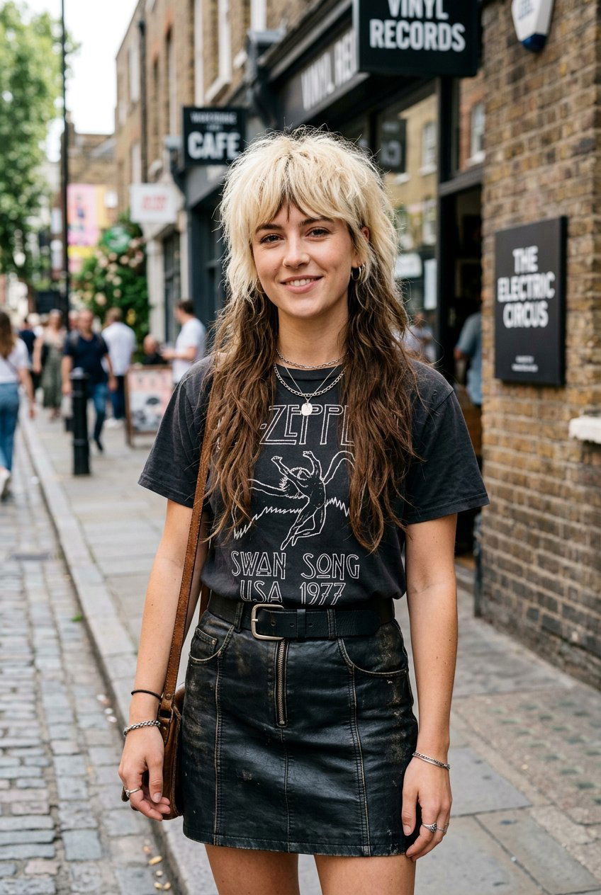 Shaggy Wolf Cut Mullet - 20 wolf cut for oval face women - 20 wolf cut for oval face women