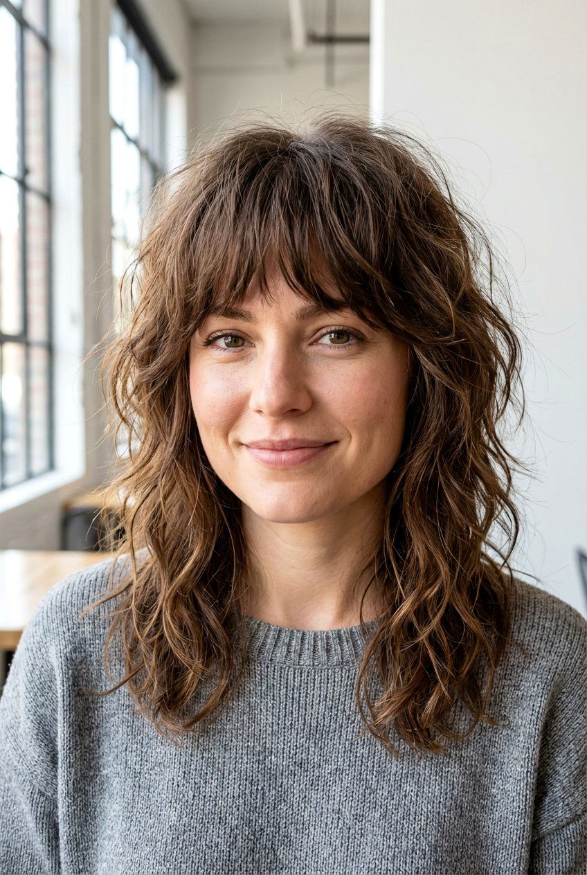 Shaggy bangs square face - 20 bangs for square face - 20 bangs for square face