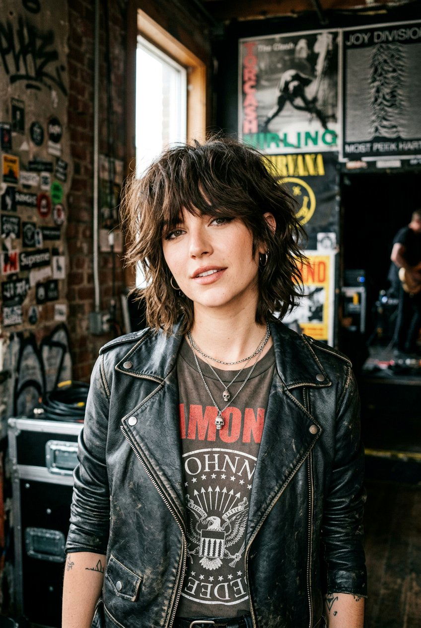 Shaggy chin length bob - 20 chin length bob haircut - 20 chin length bob haircut