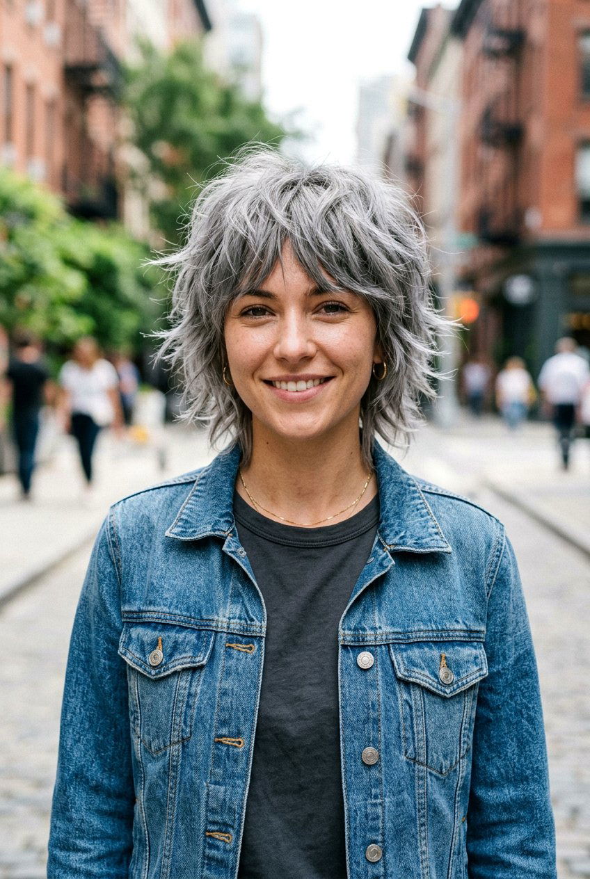 Shaggy gray bixie haircut - 20 modern gray bixie haircut - 20 modern gray bixie haircut