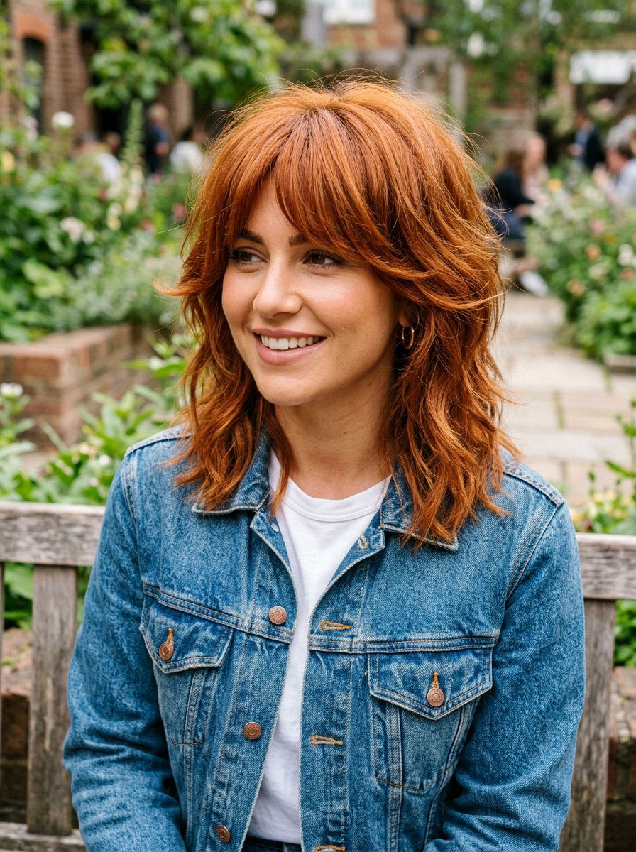 Shaggy lob with curtain bangs for thick hair - 20 thick hair lob with curtain bangs - 20 thick hair lob with curtain bangs