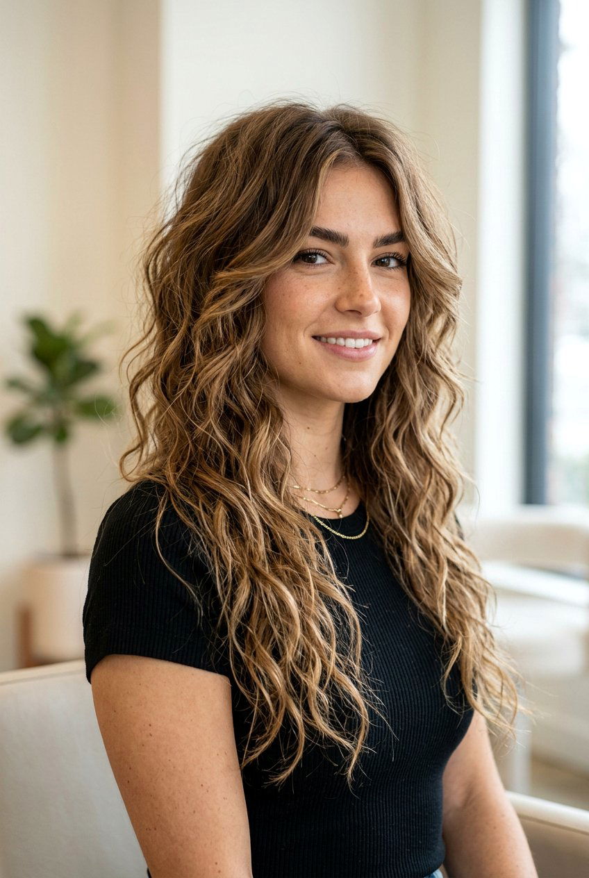 Shaggy loose perm long hair - 20 loose perm for long hair - 20 loose perm for long hair