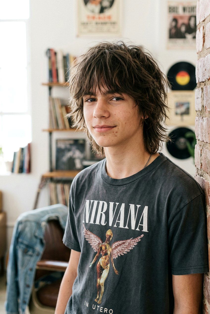 Shaggy textured fringe - 20 textured fringe for teenage boys - 20 textured fringe for teenage boys