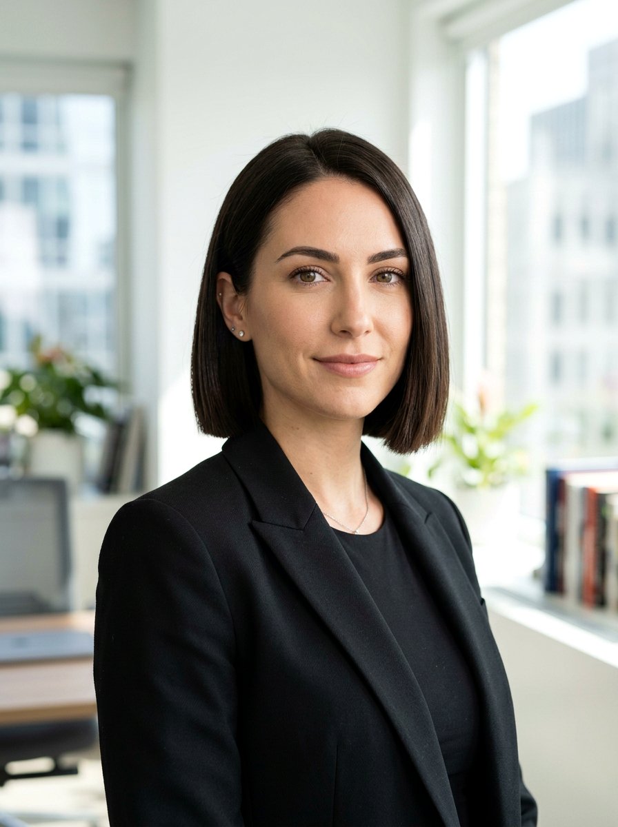 Sharp Blunt Bob - 20 volume haircut for thinning hair women - 20 volume haircut for thinning hair women