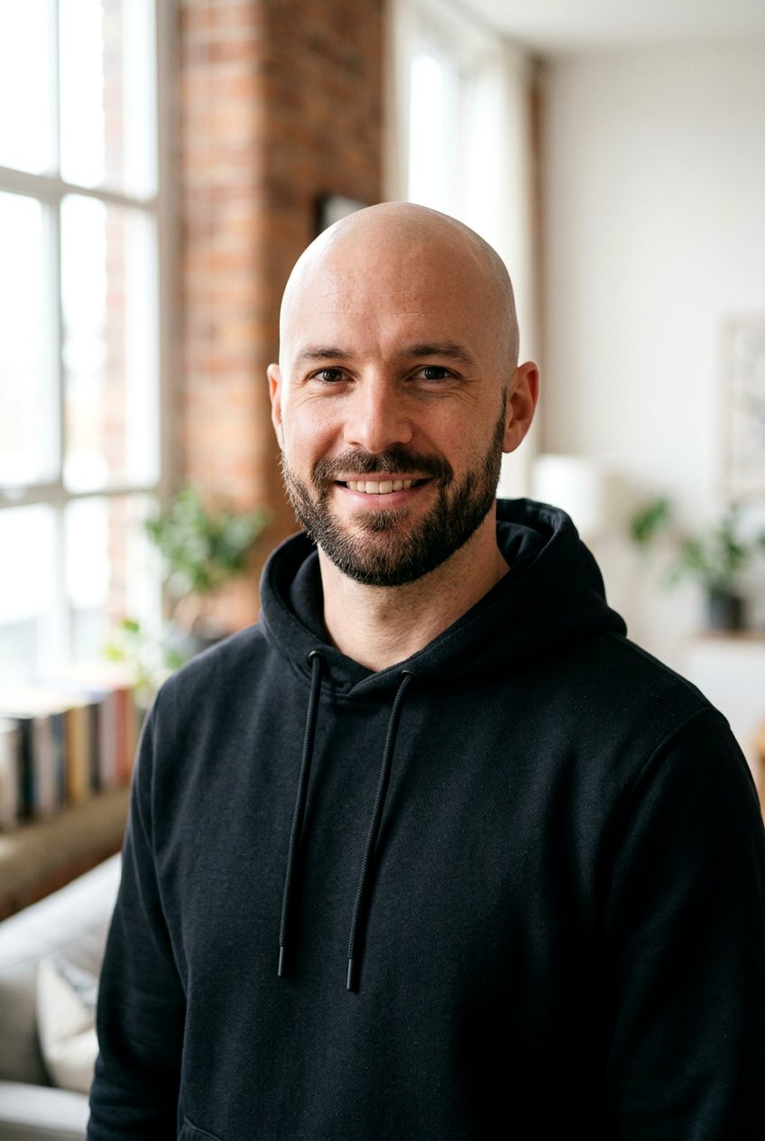 Shaved Head - 20 mens haircut for thin fine hair - 20 men’s haircut for thin fine hair