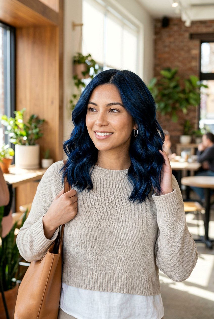 Shiny Blue Black Hair Color - 20 shiny black hair color - 20 shiny black hair color