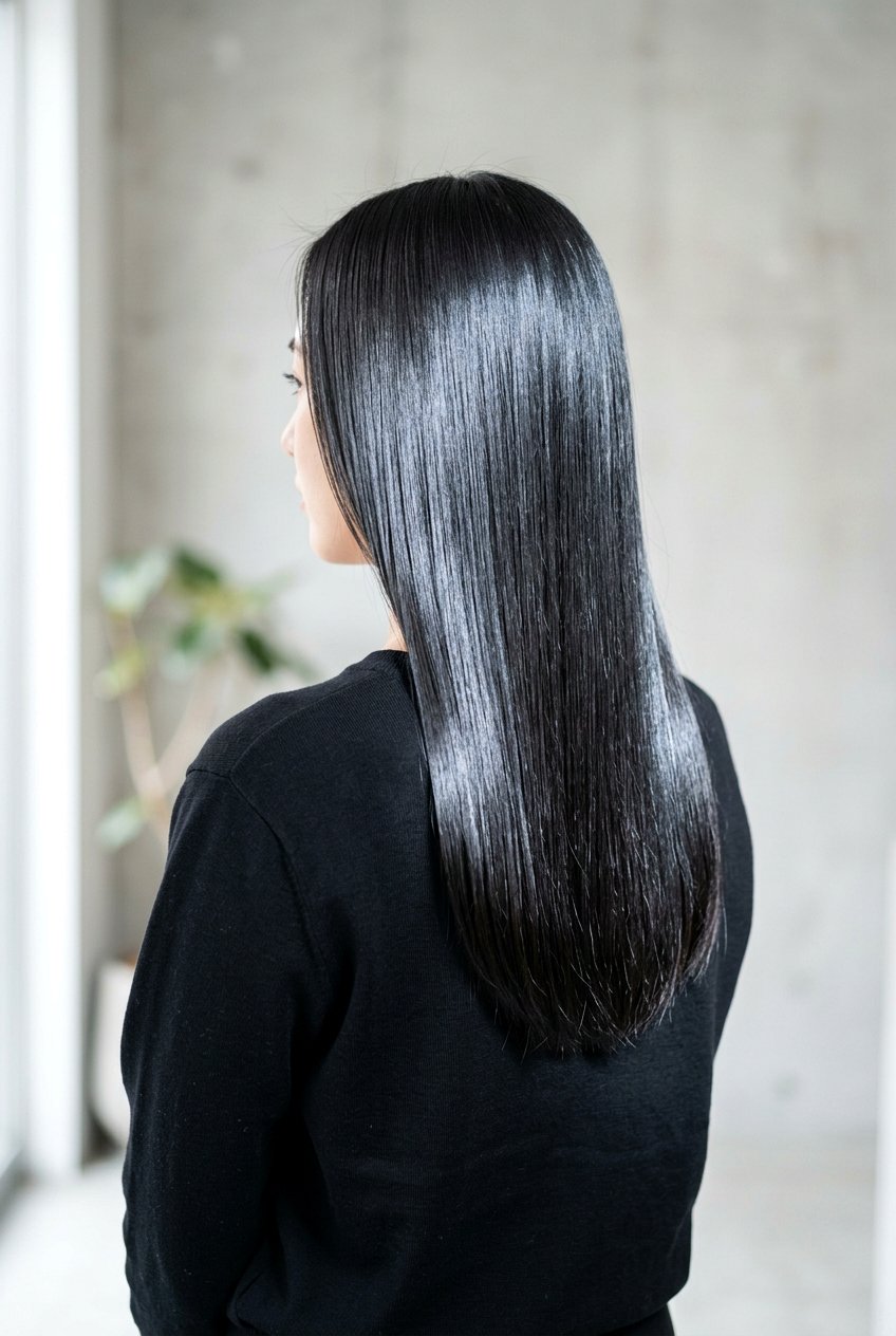 Shiny Metallic Black Hair Color - 20 shiny black hair color - 20 shiny black hair color