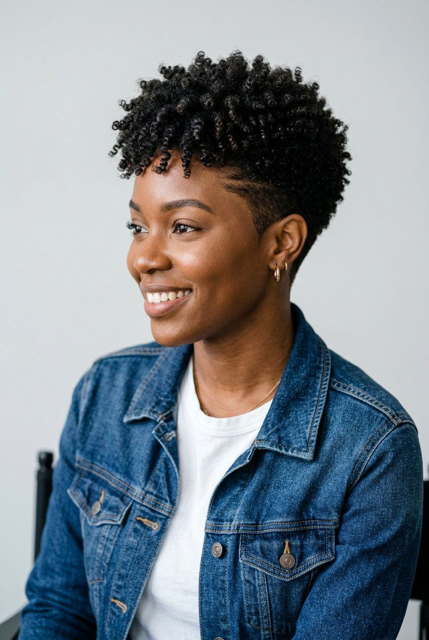 20 Bold Short Curly Afro Hairstyle for Women to Rock Now