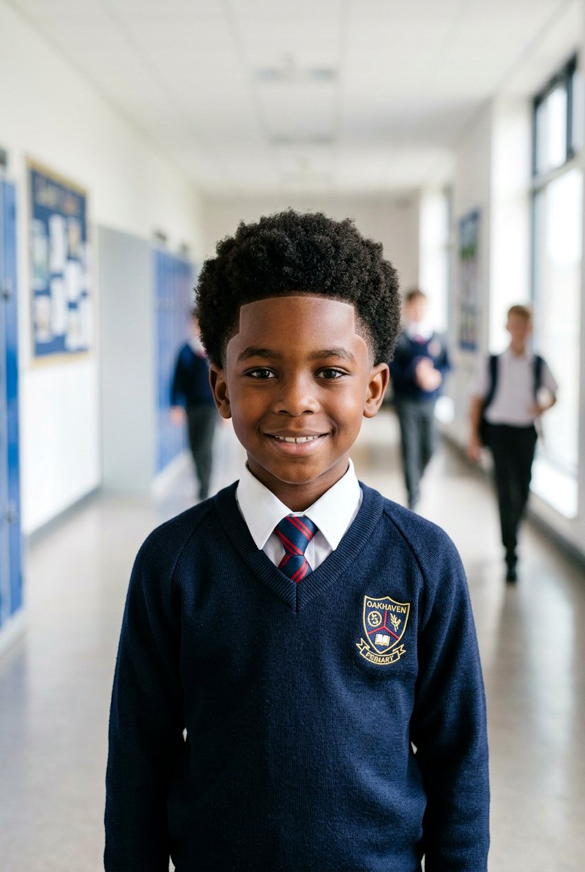 Short Afro with Precision Lines - 20 school ready haircut for boys - 20 school ready haircut for boys