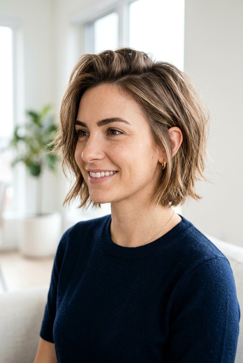 Short Air Cut Haircut With Layers - 20 air cut haircut for women - 20 air cut haircut for women