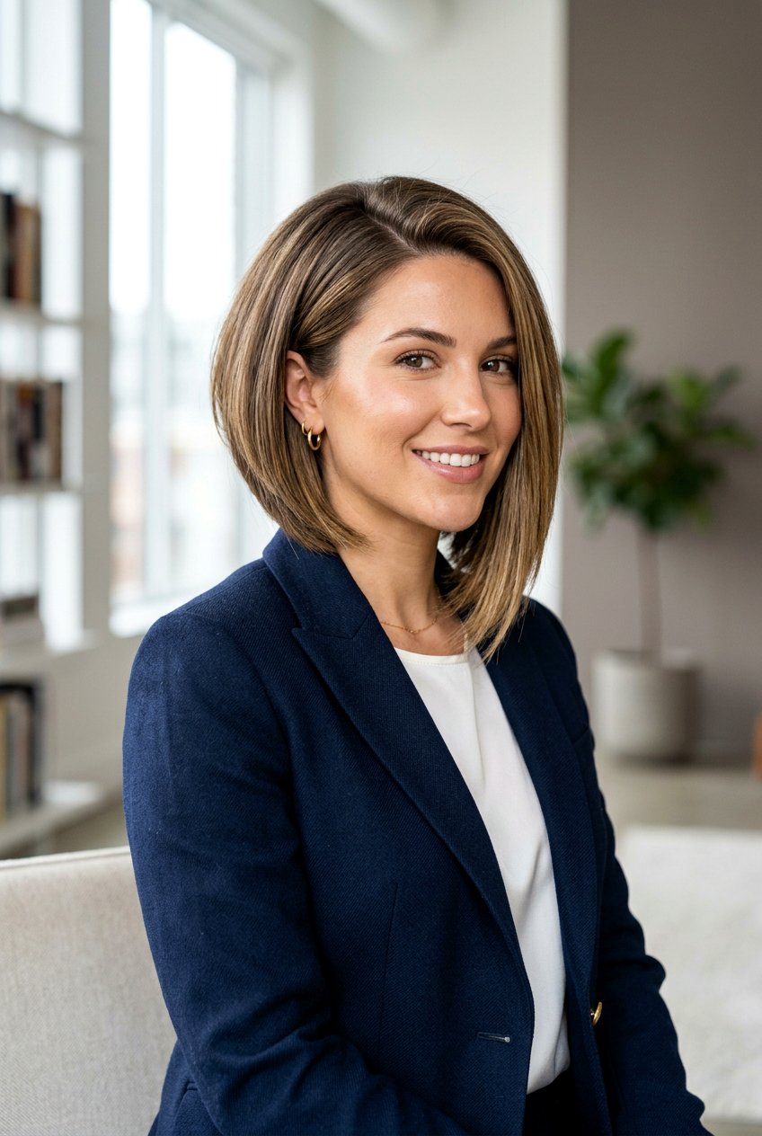 Short Angled Lob Thick Hair - 20 angled lob for thick hair - 20 angled lob for thick hair