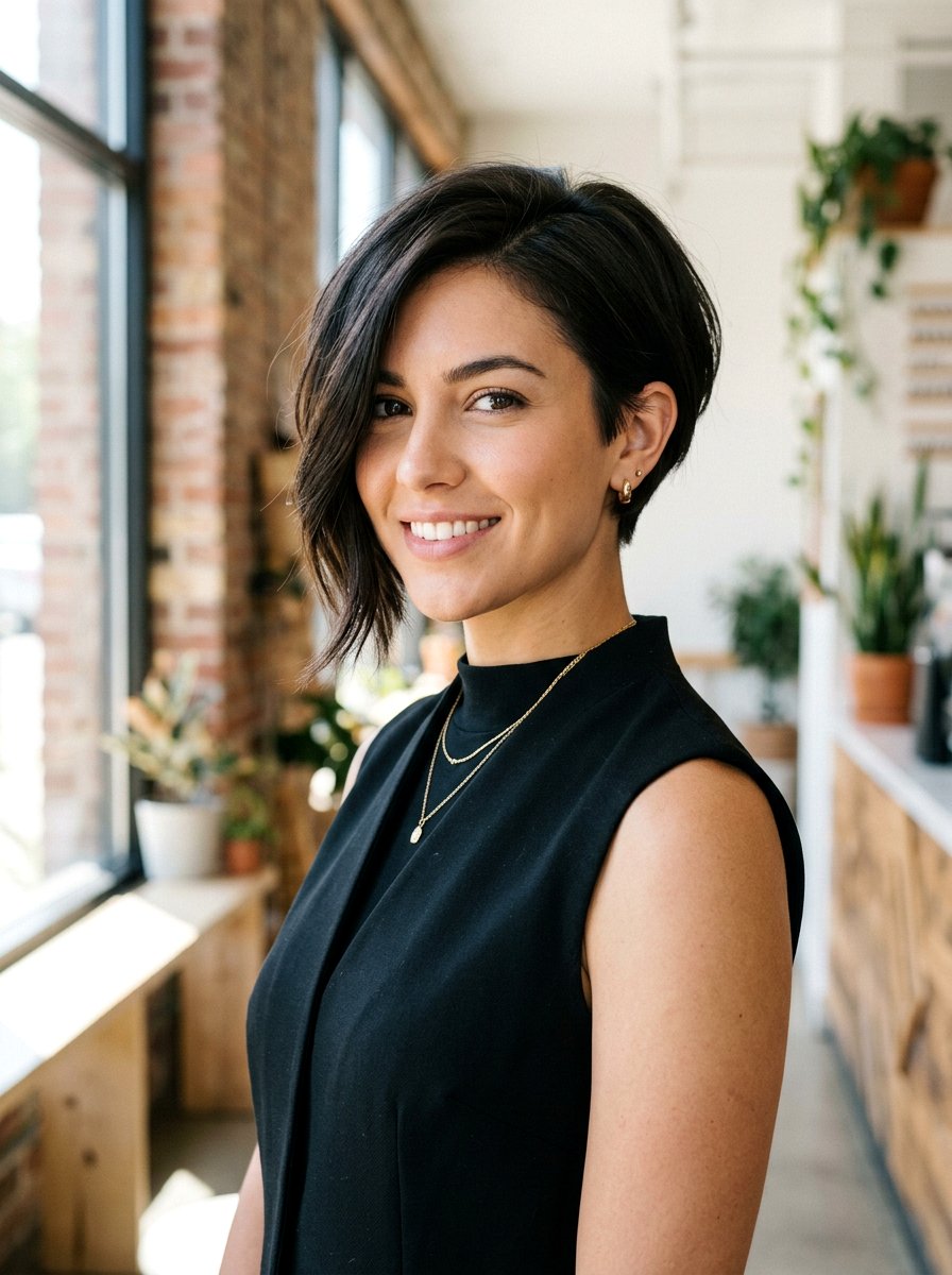 Short Asymmetrical Cut With Tapered Back - 20 short haircut with tapered back - 20 short haircut with tapered back