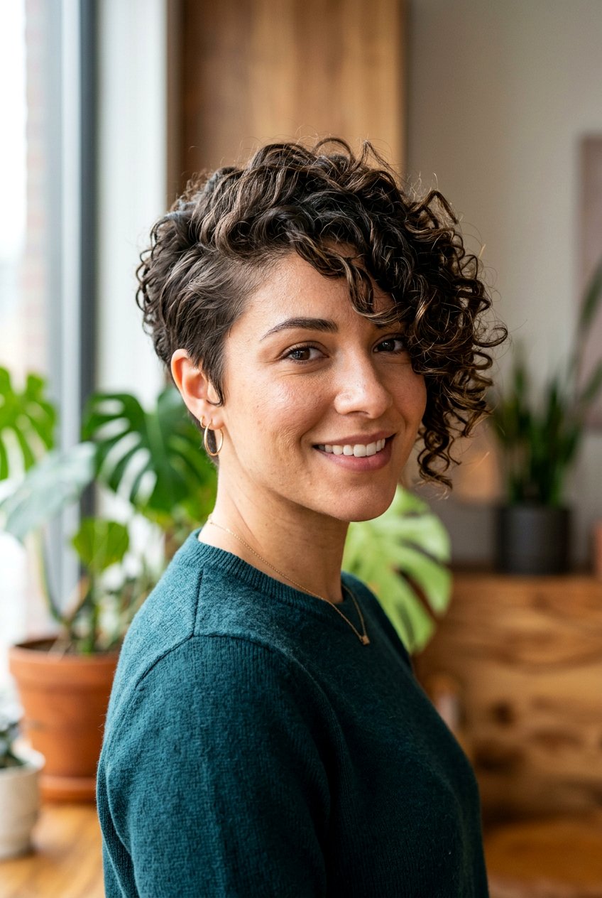 Short Asymmetrical Pixie Cut - 20 graduation hairstyles for natural hair - 20 graduation hairstyles for natural hair