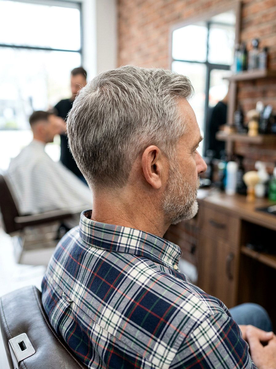 Short Back And Sides Taper Grey - 20 salt and pepper taper haircut men - 20 salt and pepper taper haircut men