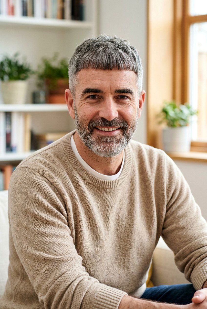 Short Bangs Mature Men Haircut - 20 men haircut ideas for mature style - 20 men haircut ideas for mature style