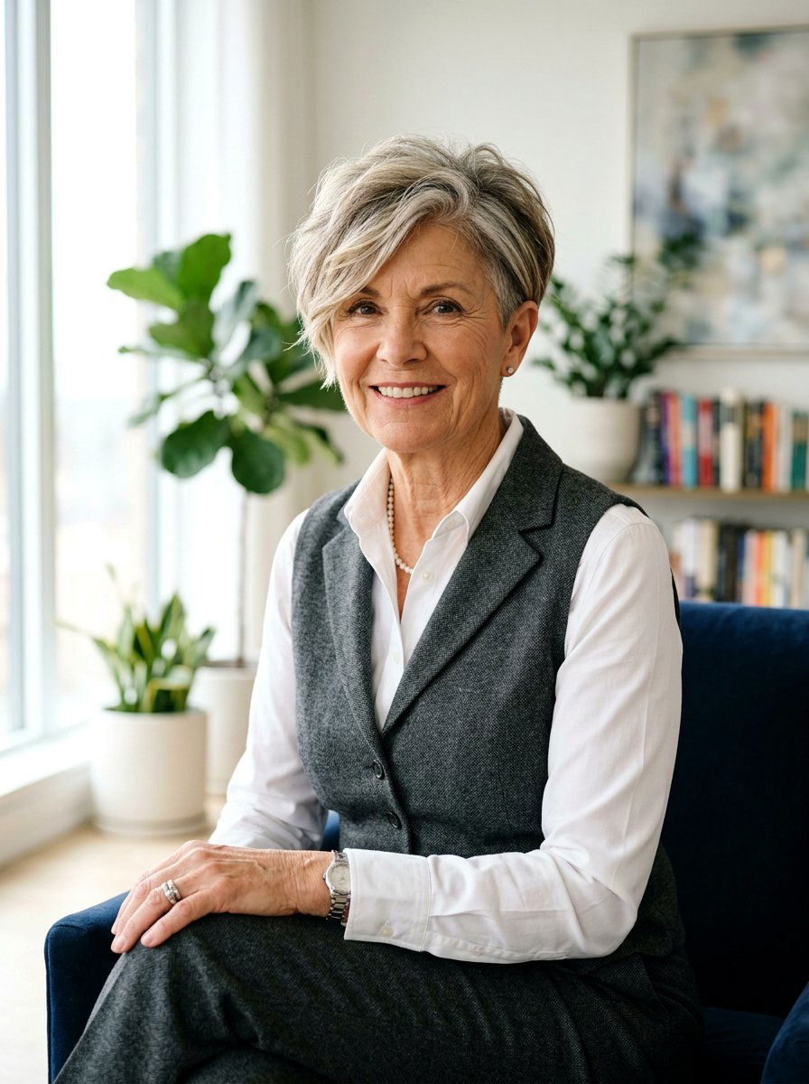 20 Flattering Bixie Haircut Ideas For Older Women To Try Now