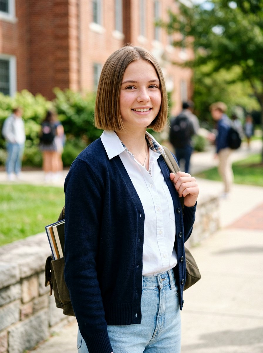 Short Blunt Bob Haircut - 20 teen girls haircut ideas for school - 20 teen girls haircut ideas for school