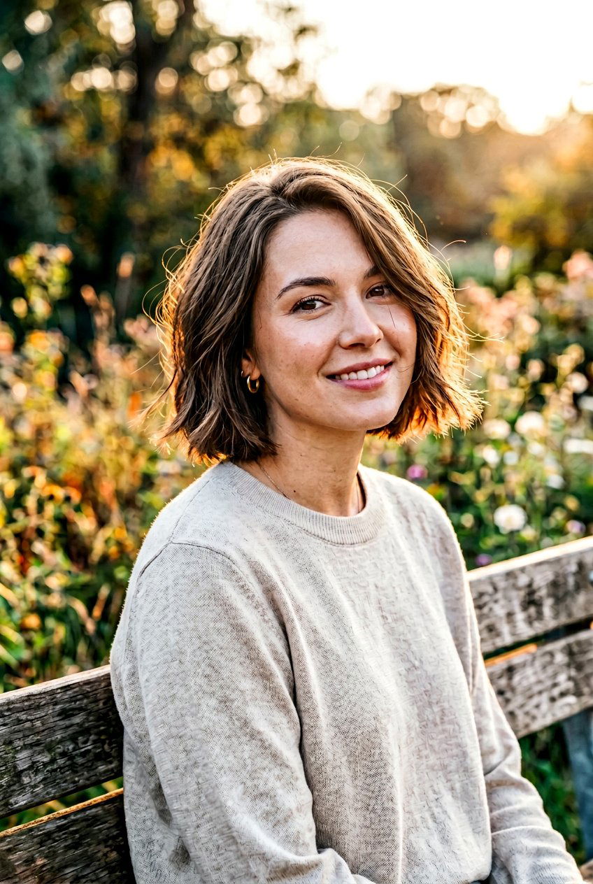 Short Bob Hair For Sunset Pictures - 20 sunset photo shoot hairstyles - 20 sunset photo shoot hairstyles