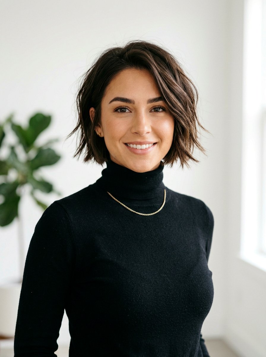 Short Bob Haircut - 20 winter haircut trends for women - 20 winter haircut trends for women