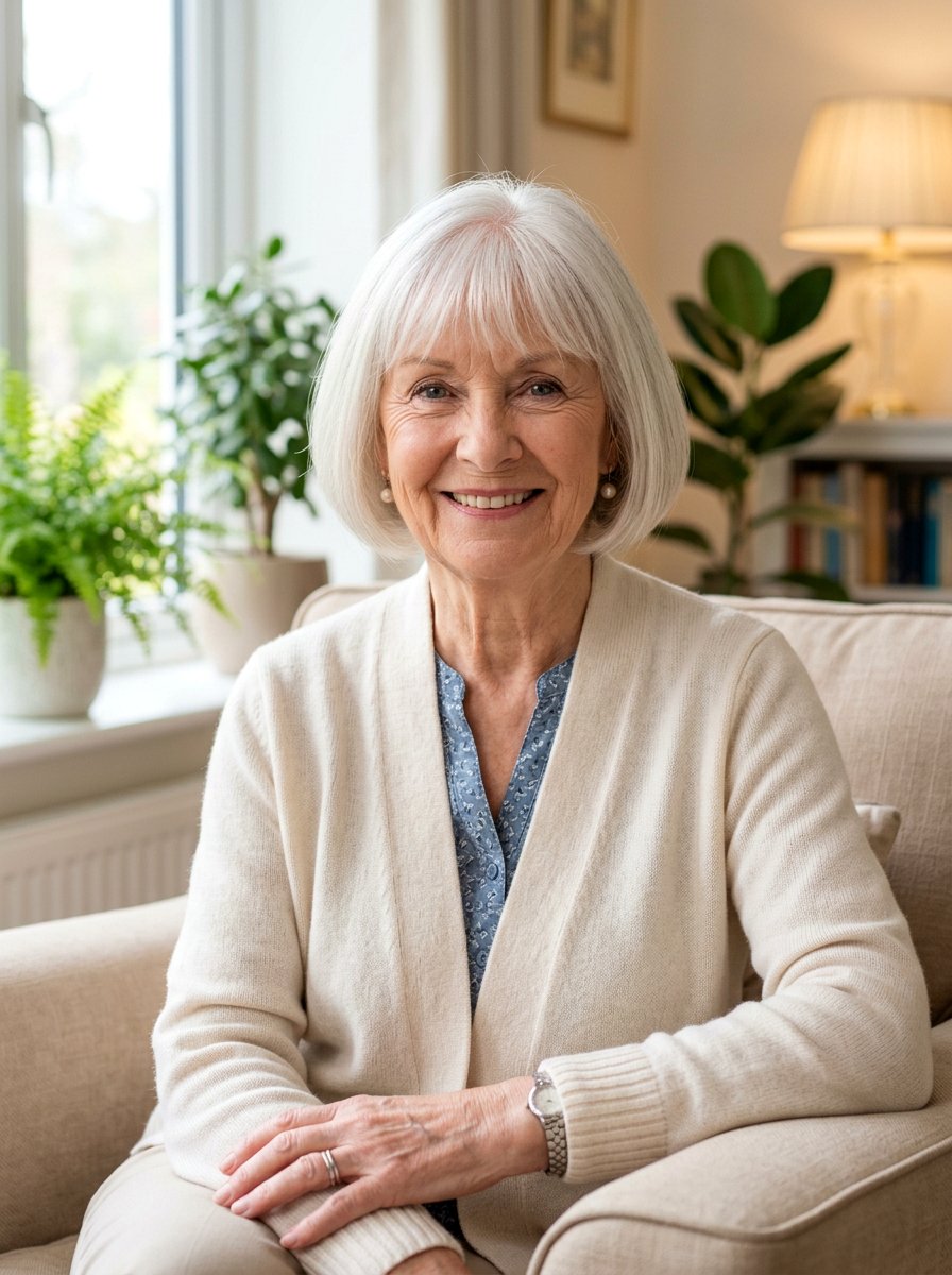 Short Bob Haircut With Bangs For Thin Hair Over 70 - 20 short haircut for women over 70 with thin hair - 20 short haircut for women over 70 with thin hair