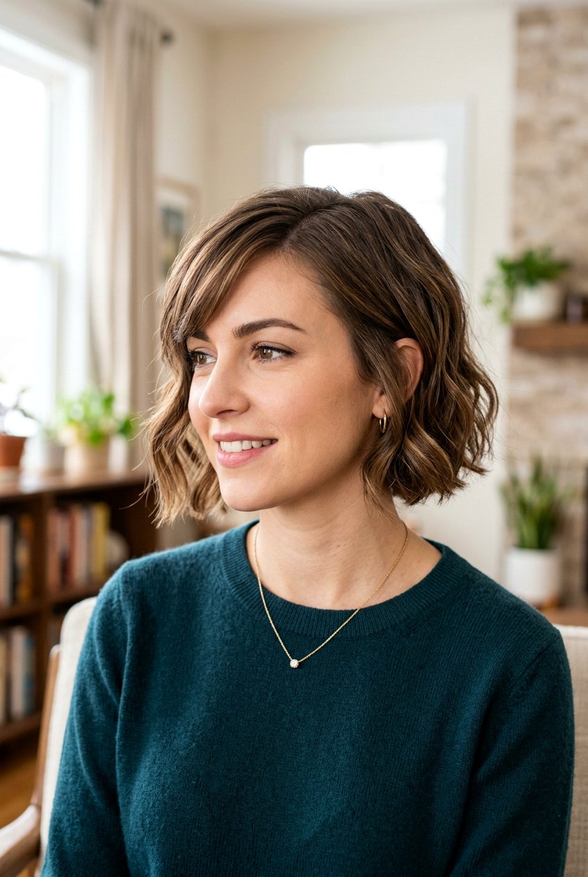 Short Bob Haircut With Soft Waves - 20 cute short haircuts for women - 20 cute short haircuts for women