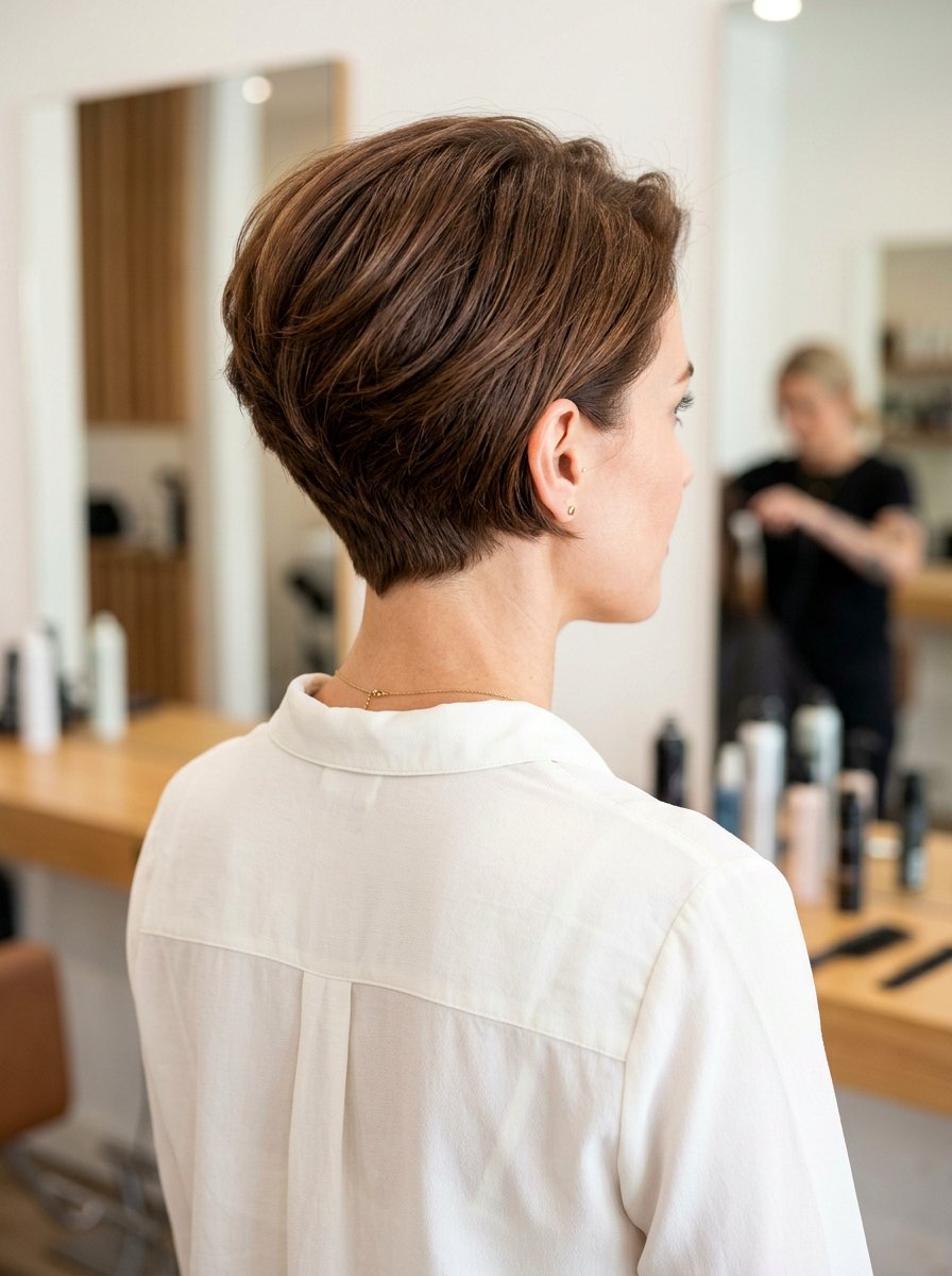 Short Bob Haircut With Stacked Back - 20 short haircut with tapered back - 20 short haircut with tapered back