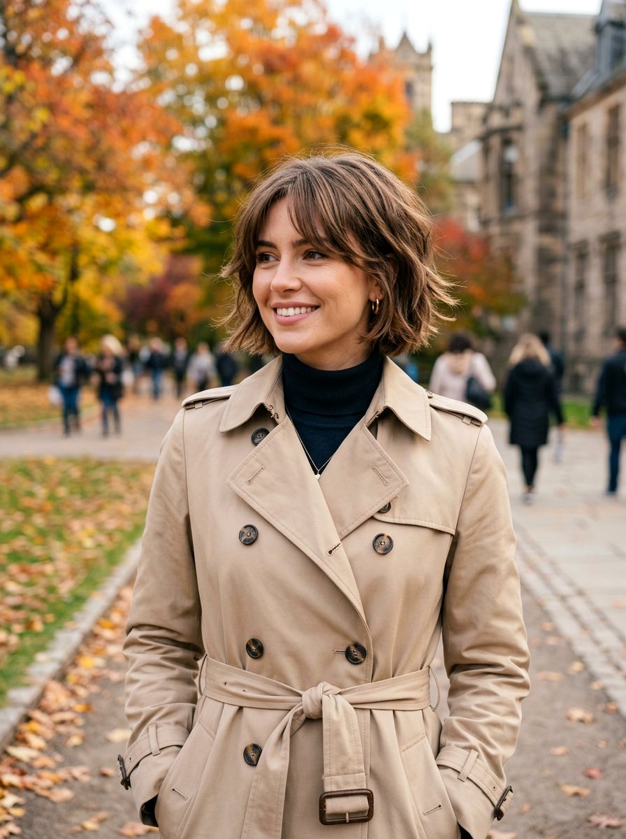 Short Bob Layered Shag With Curtain Fringe - 20 layered shag with curtain fringe - 20 layered shag with curtain fringe