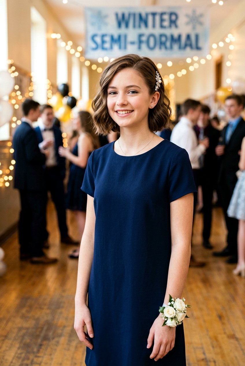 Short Bob School Dance Hair - 20 school dance hairstyles - 20 school dance hairstyles