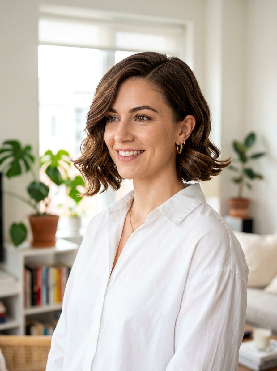 Short Bob Side Part Waves - 20 glossy side part waves hairstyle - 20 glossy side part waves hairstyle