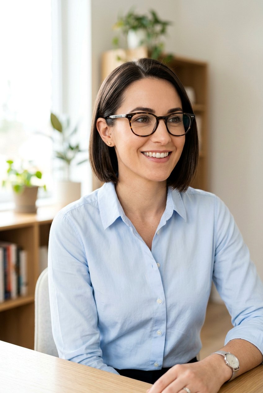 Short Bob Tucked Behind Ears - 20 library friendly hairstyles - 20 library friendly hairstyles