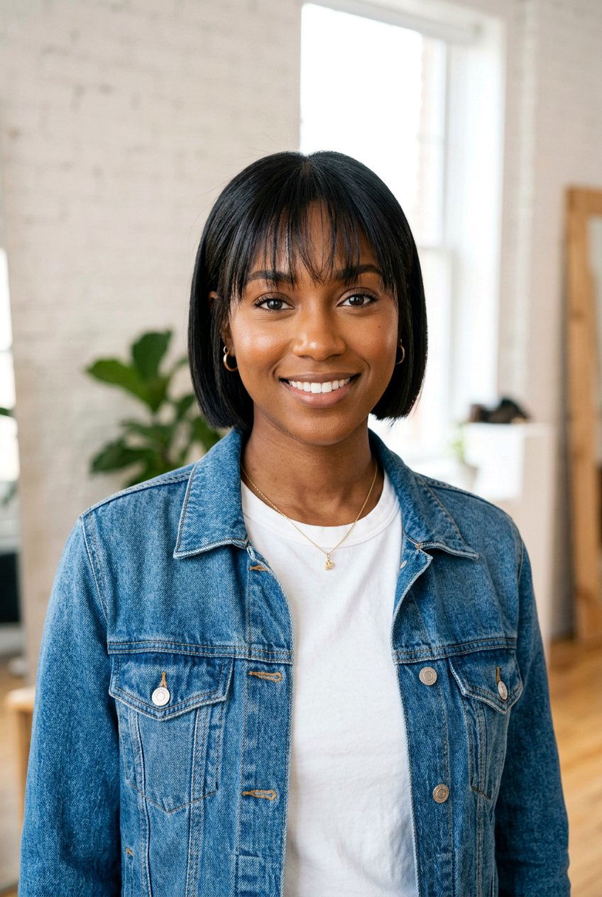 Short Bob With Bangs - 20 black women short bob haircut ideas - 20 black women short bob haircut ideas