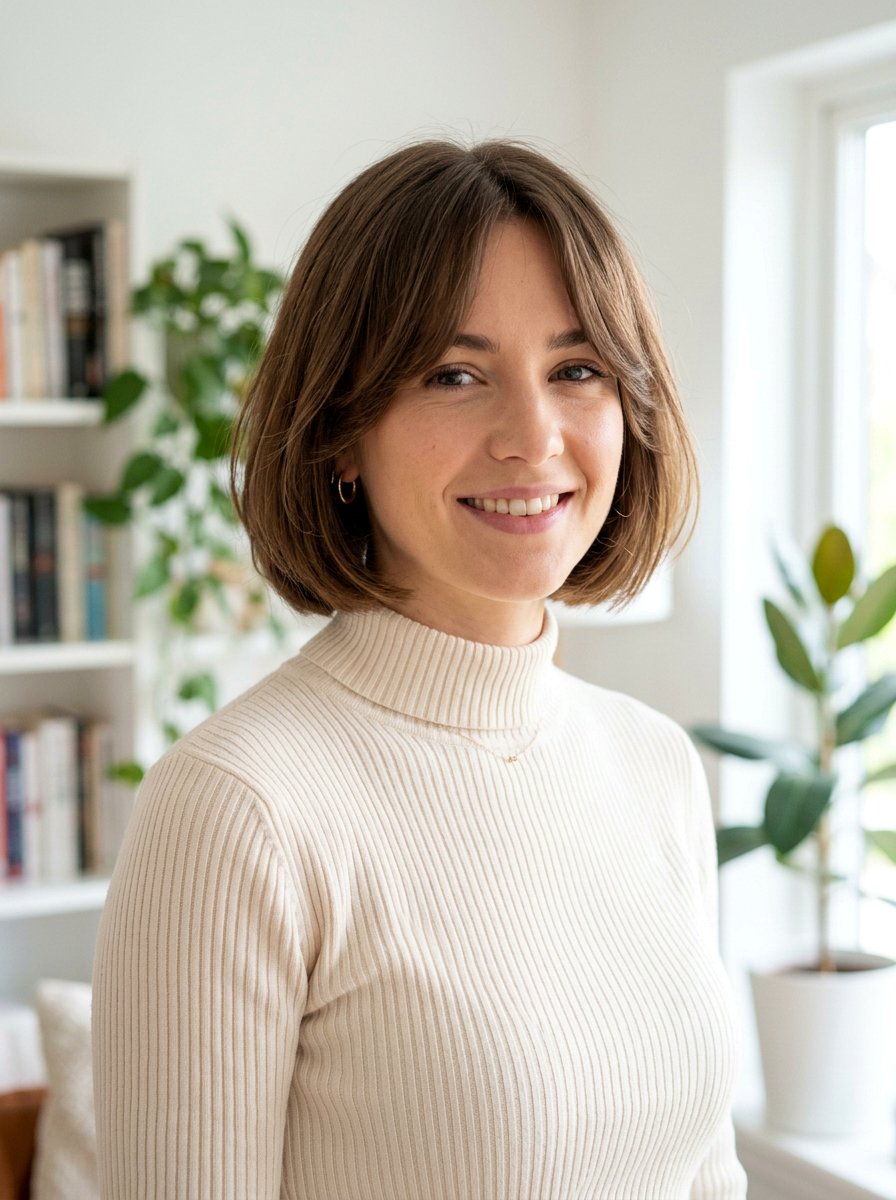 Short Bob With Curtain Bangs - 20 spring curtain bangs ideas - 20 spring curtain bangs ideas