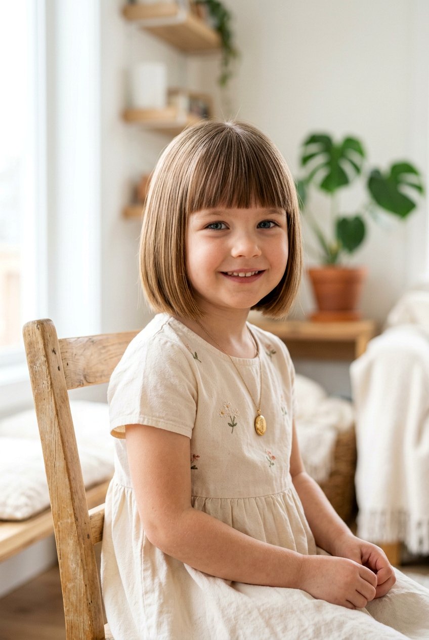 Short Bob - 20 hairstyles for little girls - 20 hairstyles for little girls