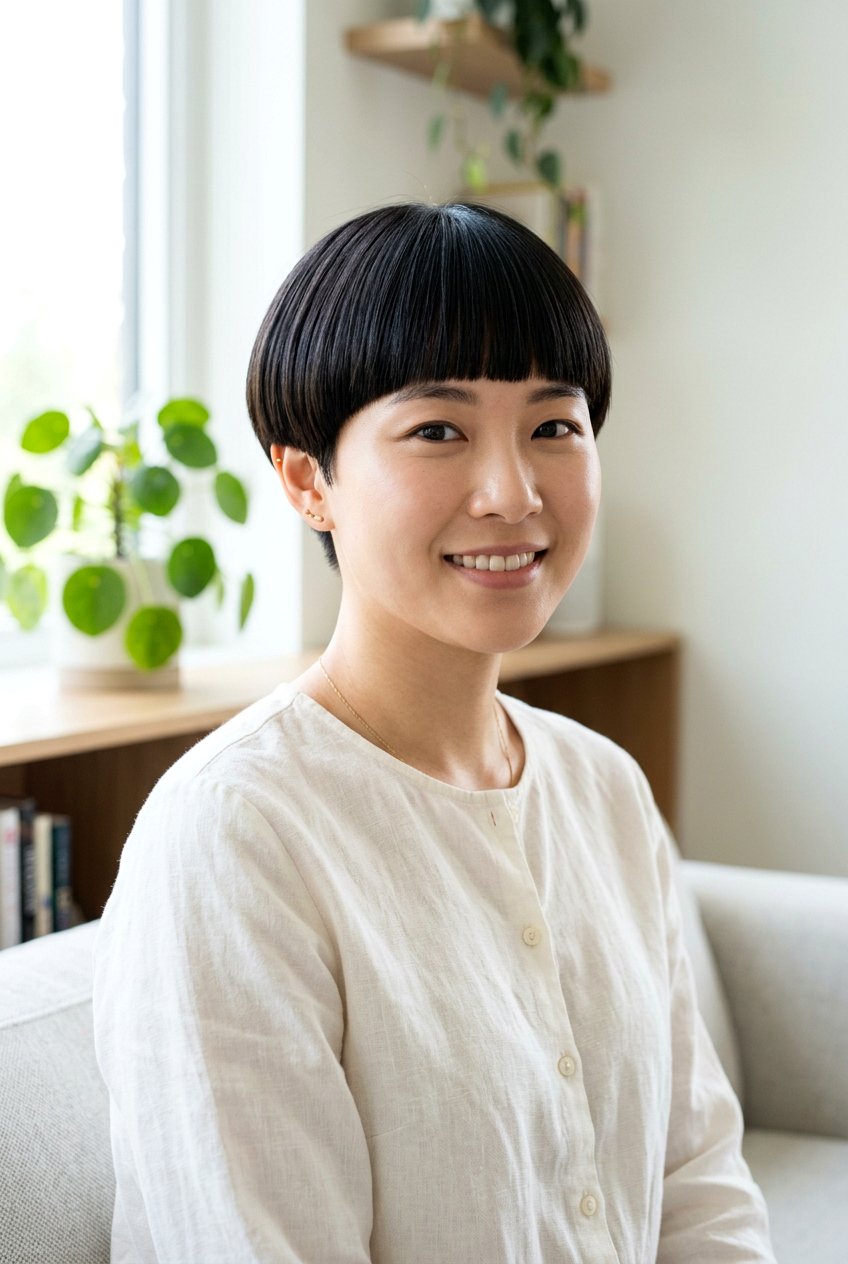 Short Bowl Cut For Women - 20 bowl cut haircut for women - 20 bowl cut haircut for women