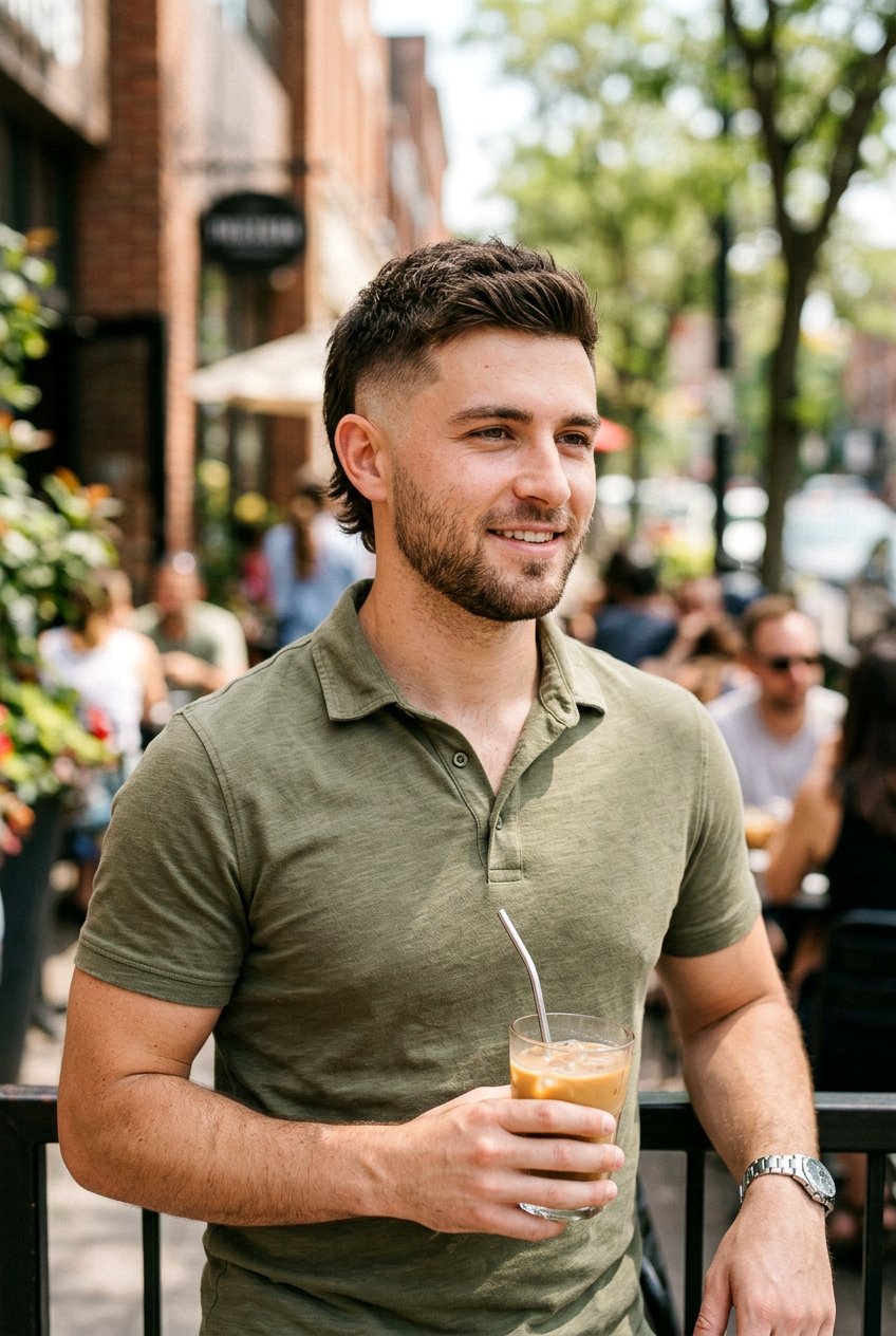 Short Burst Fade Mullet - 20 burst fade with mullet men - 20 burst fade with mullet men