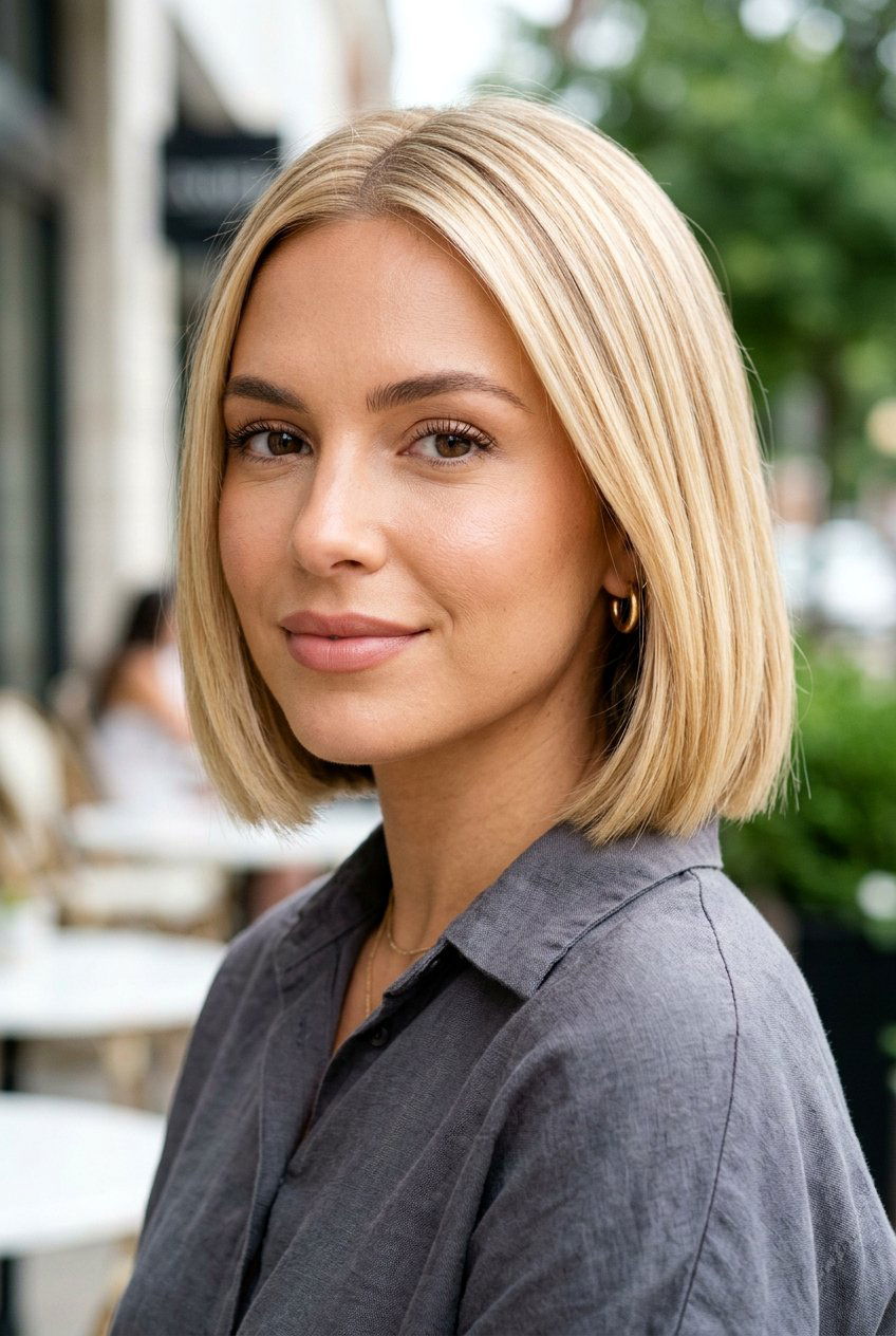Short Butter Blonde Bob - 20 butter blonde hair color - 20 butter blonde hair color