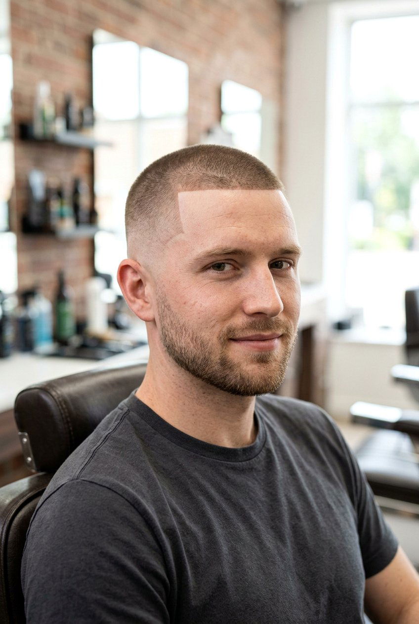 Short Buzz Cut - 20 hairstyles for men with thin hair - 20 hairstyles for men with thin hair