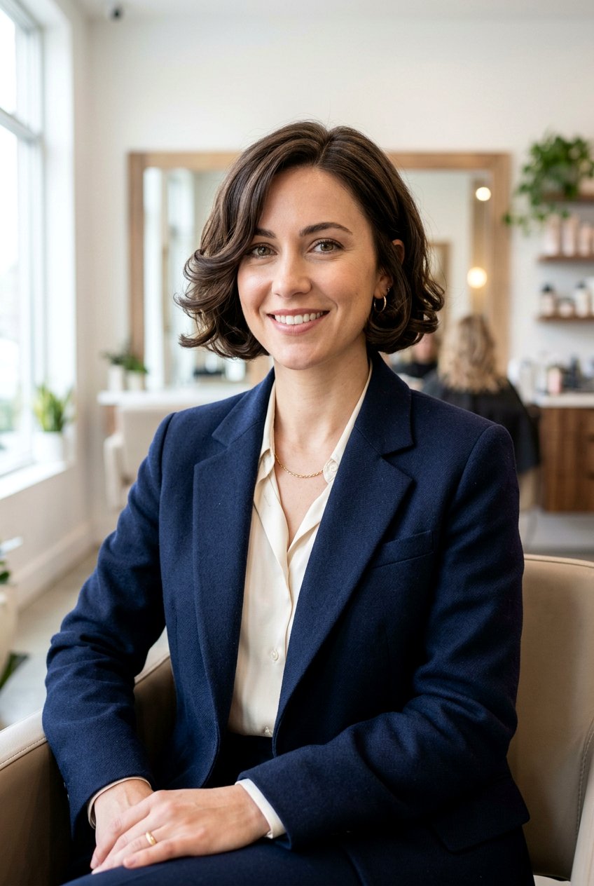 Short C Curl Perm For Face Framing - 20 perms for short hair - 20 perms for short hair