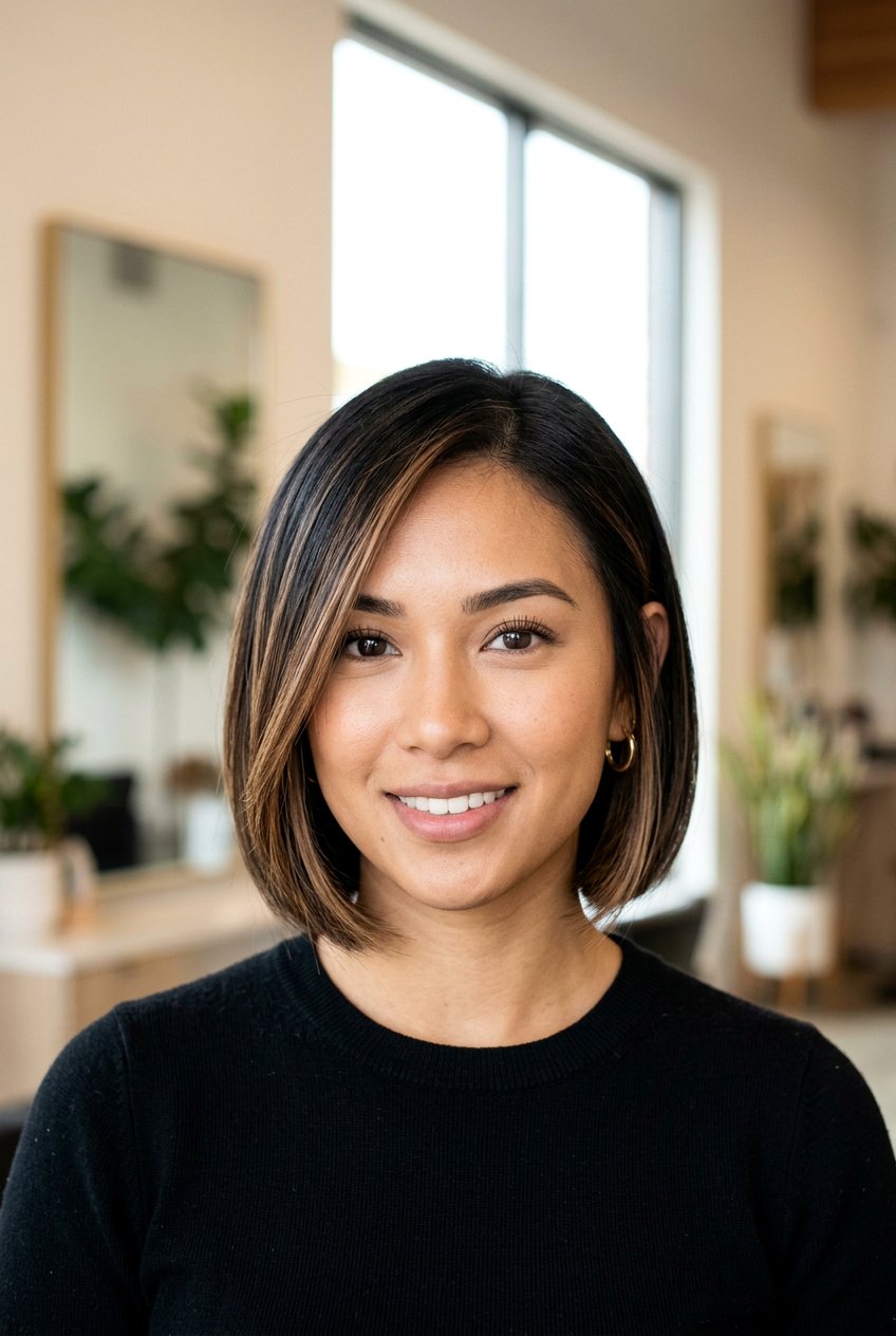 Short Caramel Balayage On Black Hair - 20 caramel balayage for short hair - 20 caramel balayage for short hair