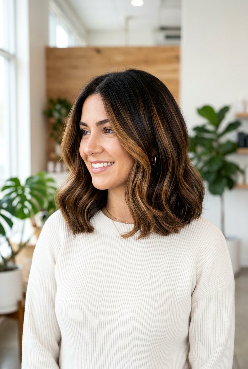 Short Caramel Balayage On Thick Hair - 20 caramel balayage for short hair - 20 caramel balayage for short hair