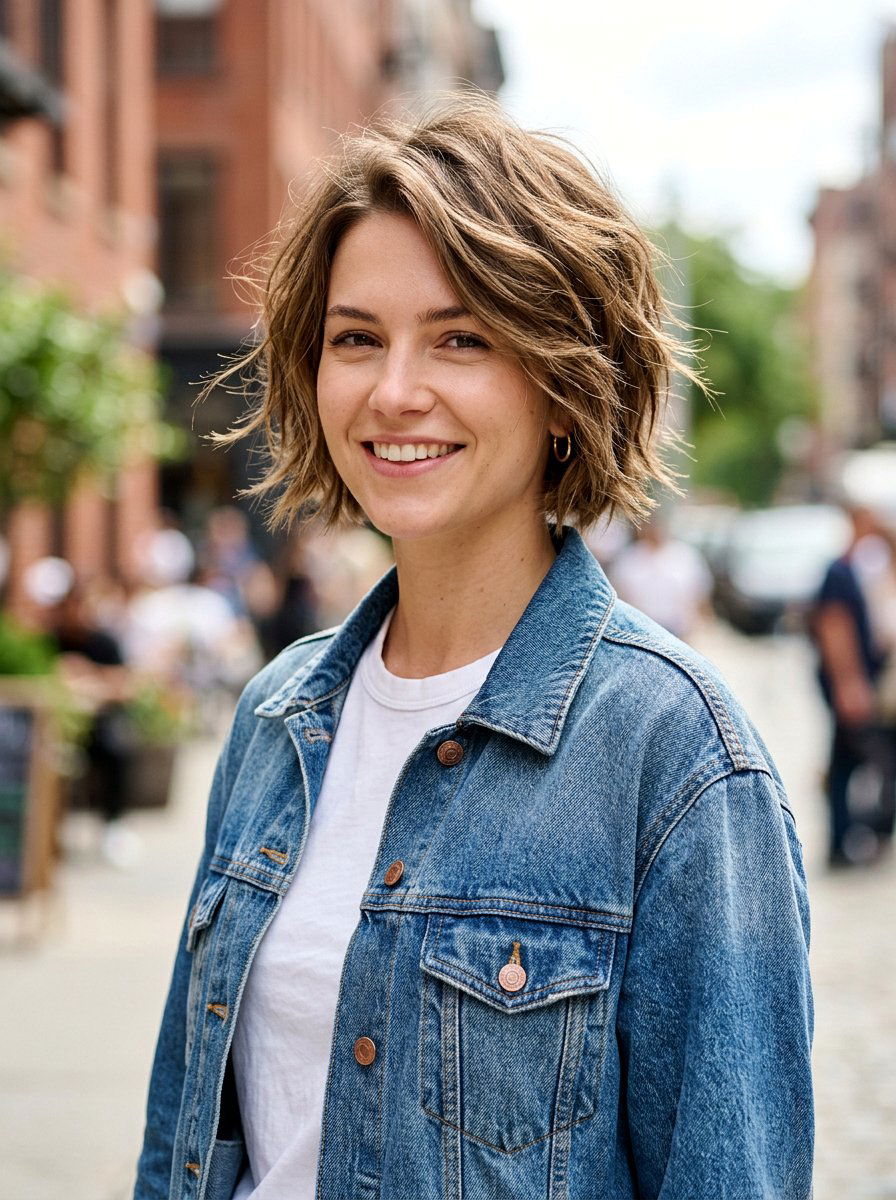 Short Choppy Bob - 20 haircut to transition from long to short hair - 20 haircut to transition from long to short hair