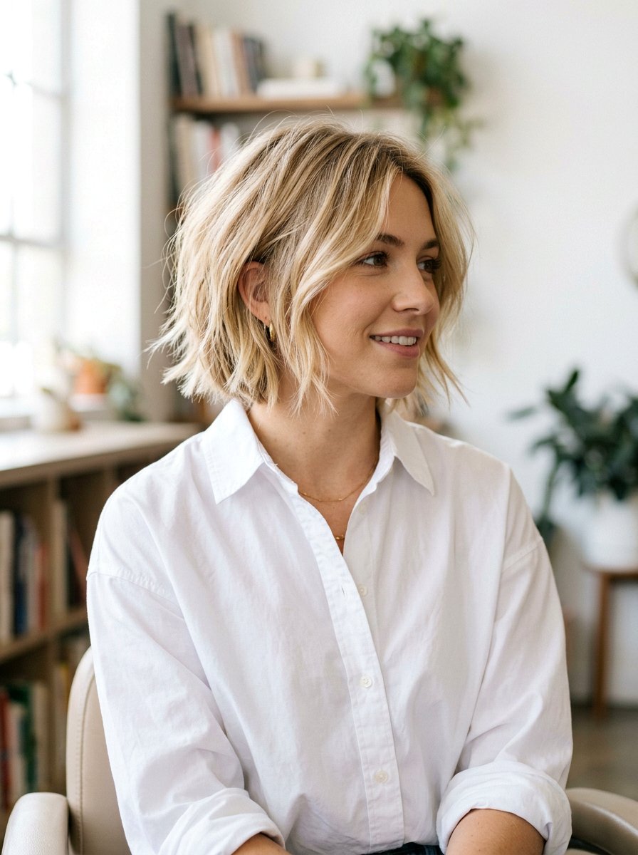 20 Trendy Short Haircut With Choppy Layers for Edgy Style