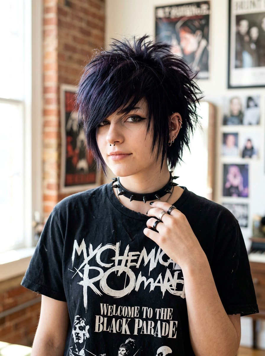 Short Choppy Emo Haircut - 20 emo haircut ideas for girls - 20 emo haircut ideas for girls