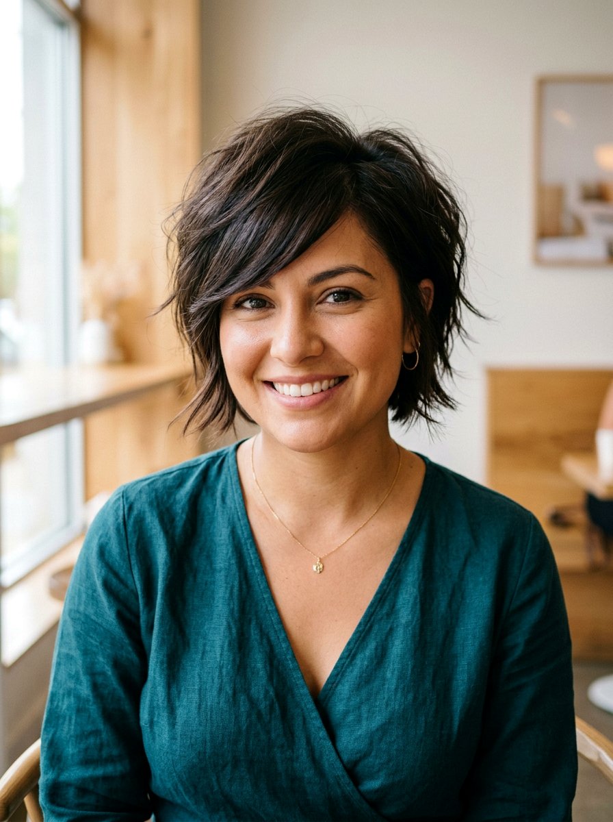 Short Choppy Layers For Round Face - 20 short haircut with choppy layers - 20 short haircut with choppy layers