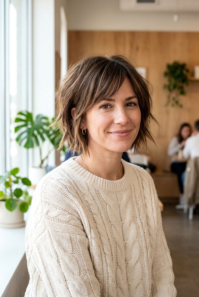 Short Choppy Layers Haircut - 20 haircuts for thinning crown - 20 haircuts for thinning crown