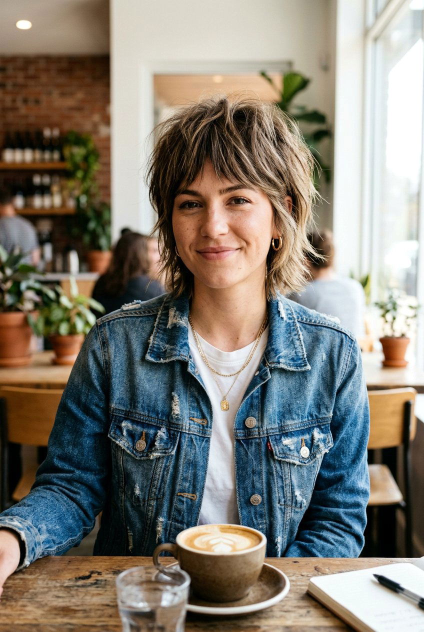 Short Choppy Shag - 20 grunge shag hairstyle women - 20 grunge shag hairstyle women