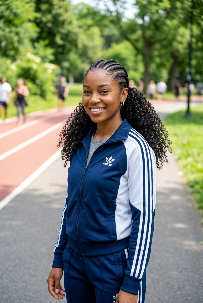 Short Cornrows With Curly Ponytail - 20 cornrows with curly ponytail - 20 cornrows with curly ponytail
