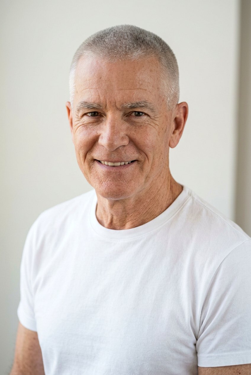 Short Crew Cut - 20 neat crew cut for older men - 20 neat crew cut for older men