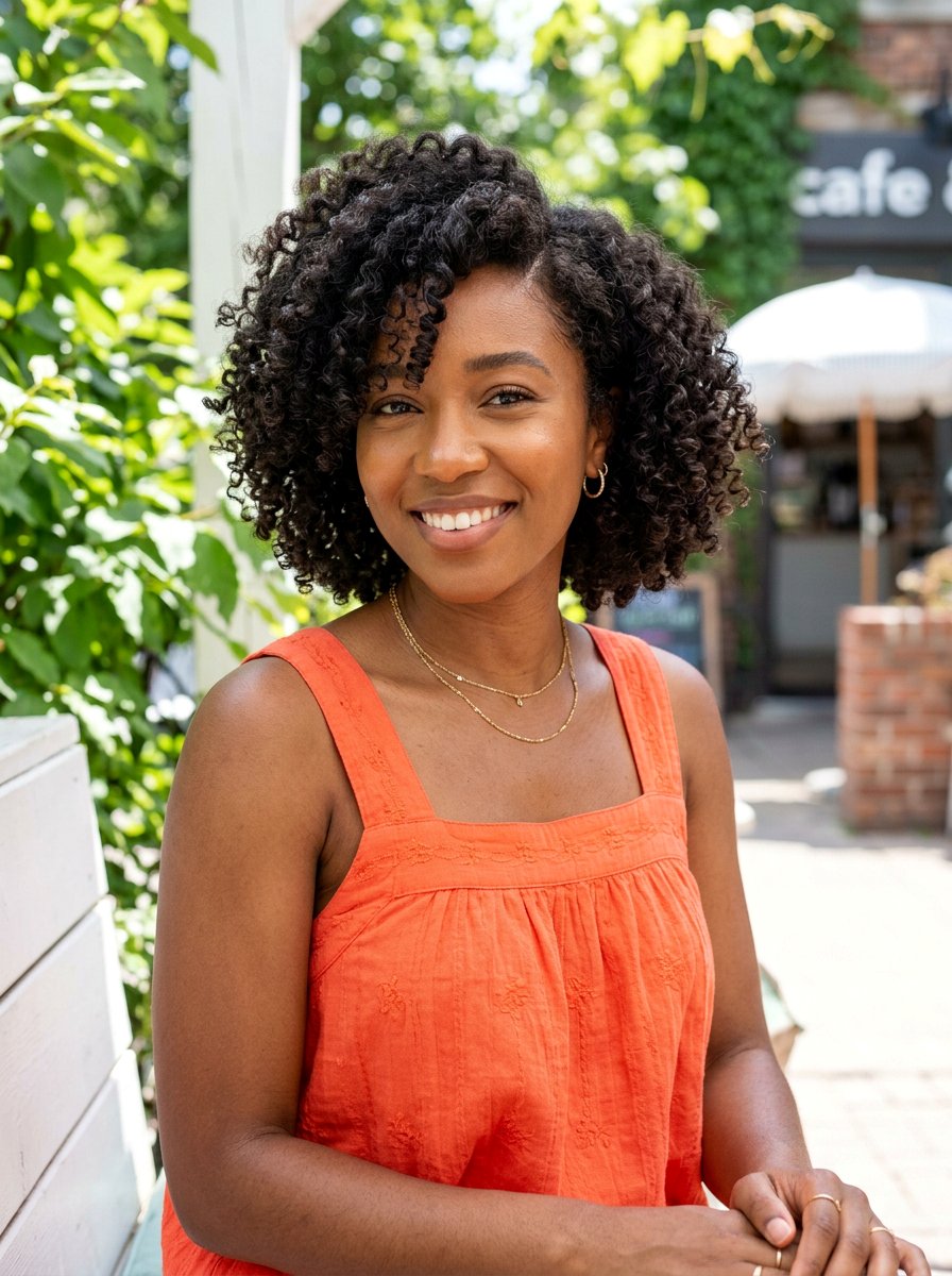 Short Curly Bob - 20 flattering haircut for rectangle face women - 20 flattering haircut for rectangle face women